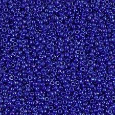 8/0 Cobalt Luster Seed Bead - 10 grams