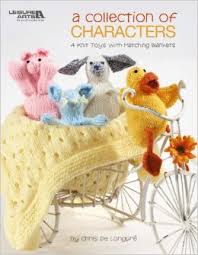 A Collection of Characters - 4 knit Toys with Matching Blankets - 4519 A Collection of Characters - 4 knit Toys with Matching Blankets - 4519