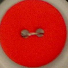 #102406 15mm (5/8 inch) Round Fashion Button by Dill - Red