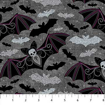 Elegantly Frightful Cotton Fabric 22198-96