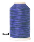 YLI 40/3 Variegated Machine Quilting Thread - 25V Royal